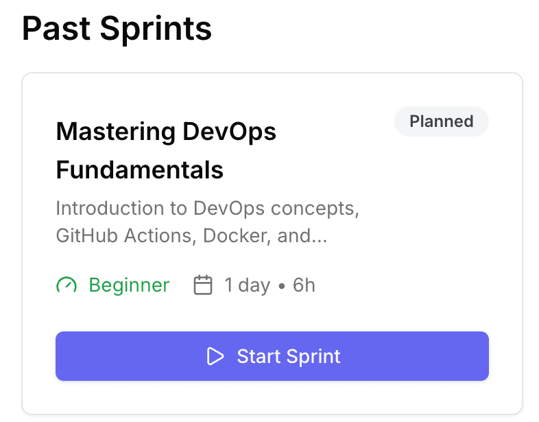 Lurnix sprint dashboard